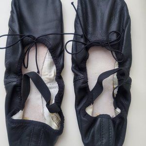 Bloch Dance Women's Full Sole Leather Ballet Slipper/Shoe-Black, 8C